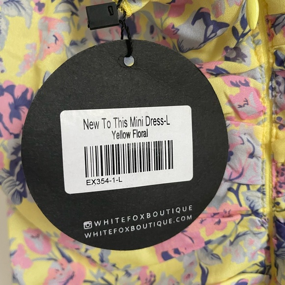 Summer Yellow Mini Dress - Picture 5 of 7